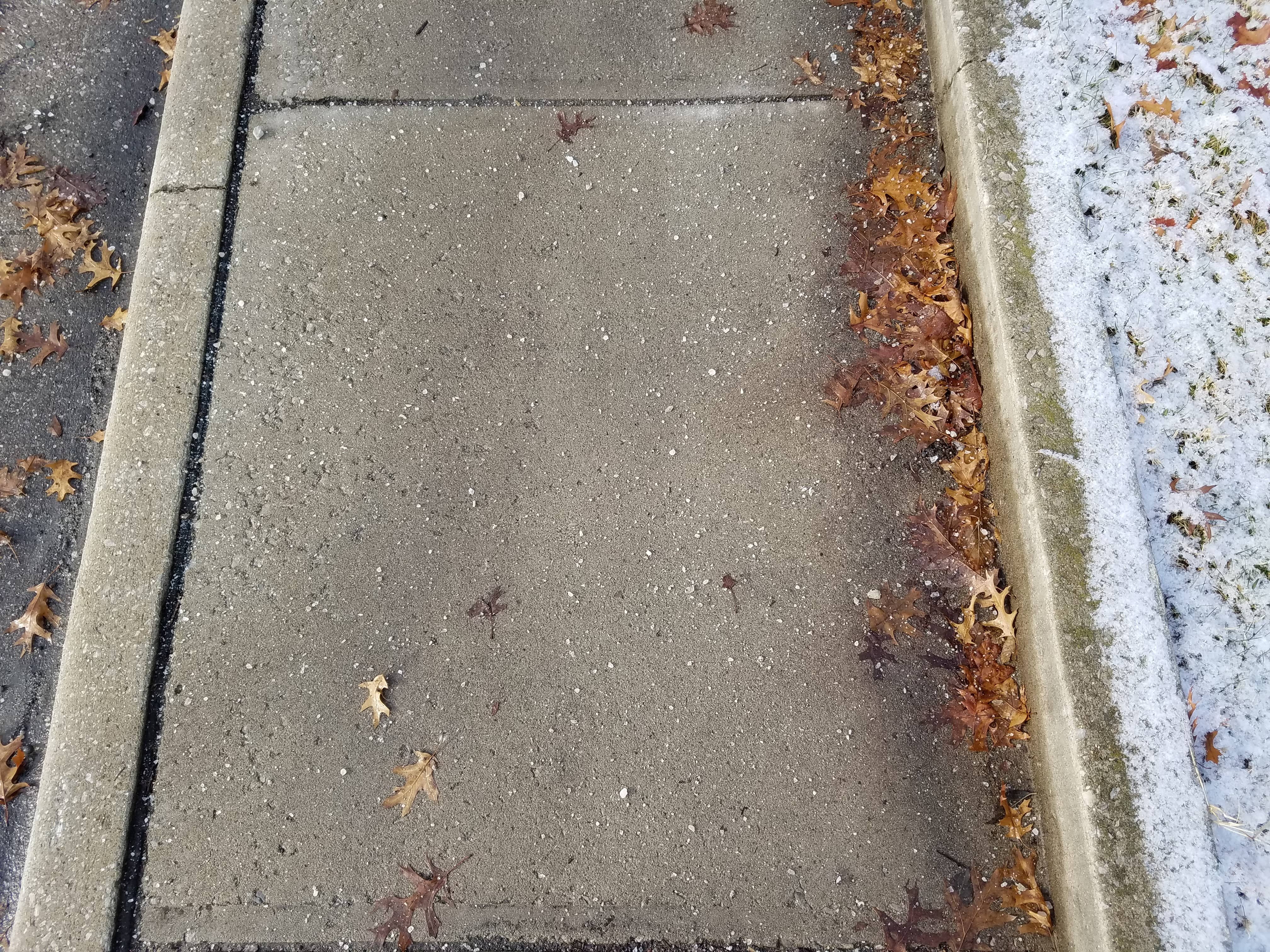 Road Salt on Sidwalk Ice Melt CC