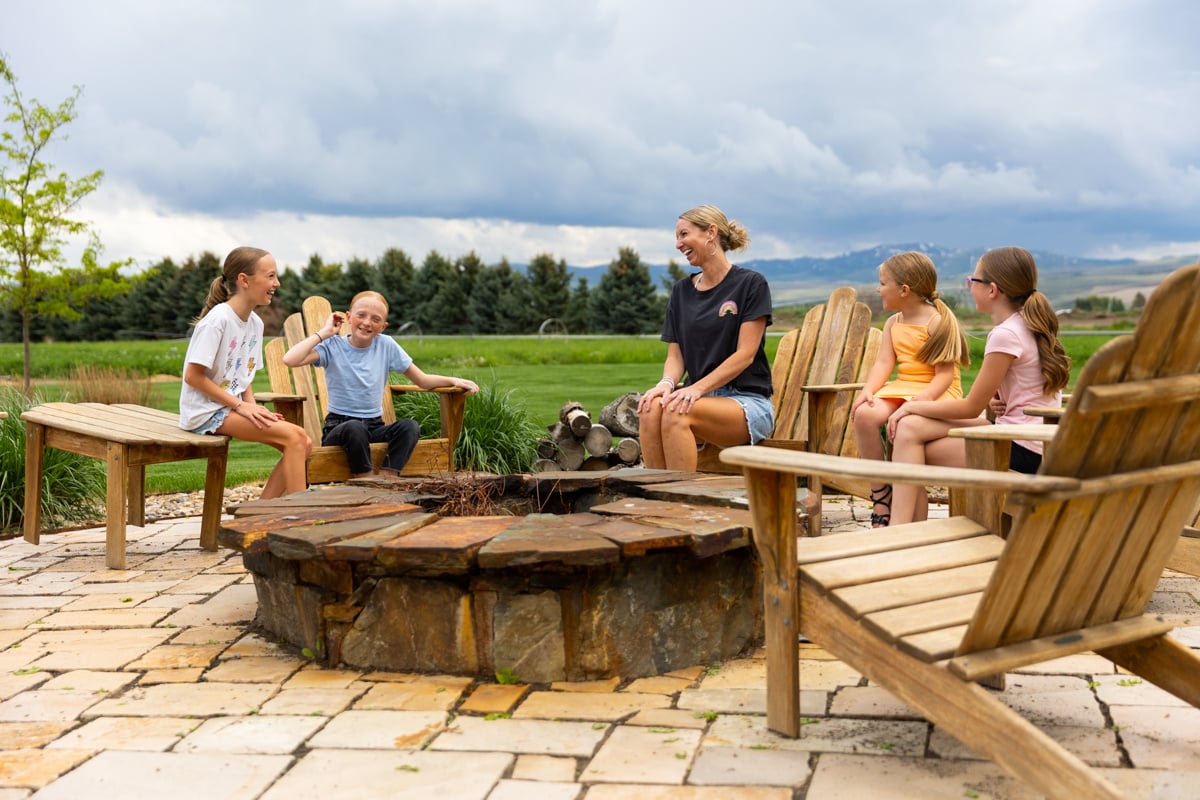 Fire Pit Pavers Happy Family Patio 1