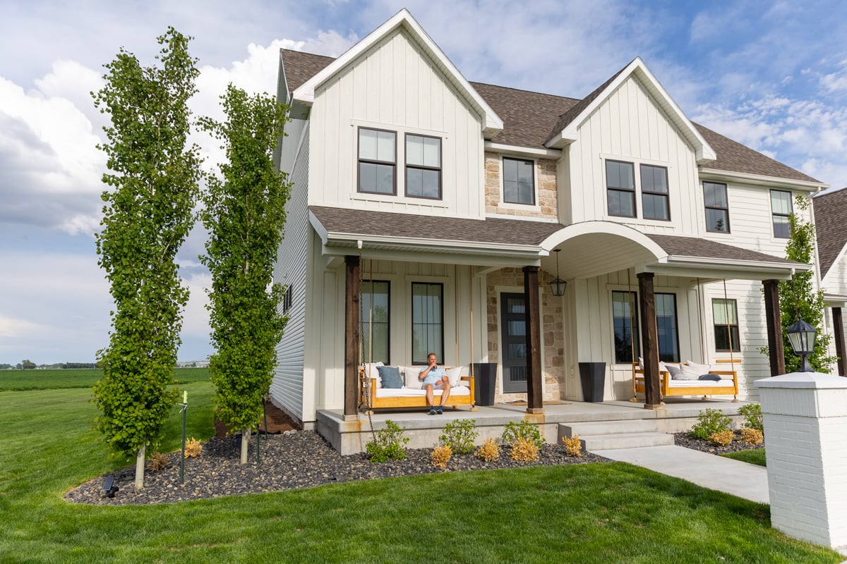 Happy Client Customer Home Yard Shrubs
