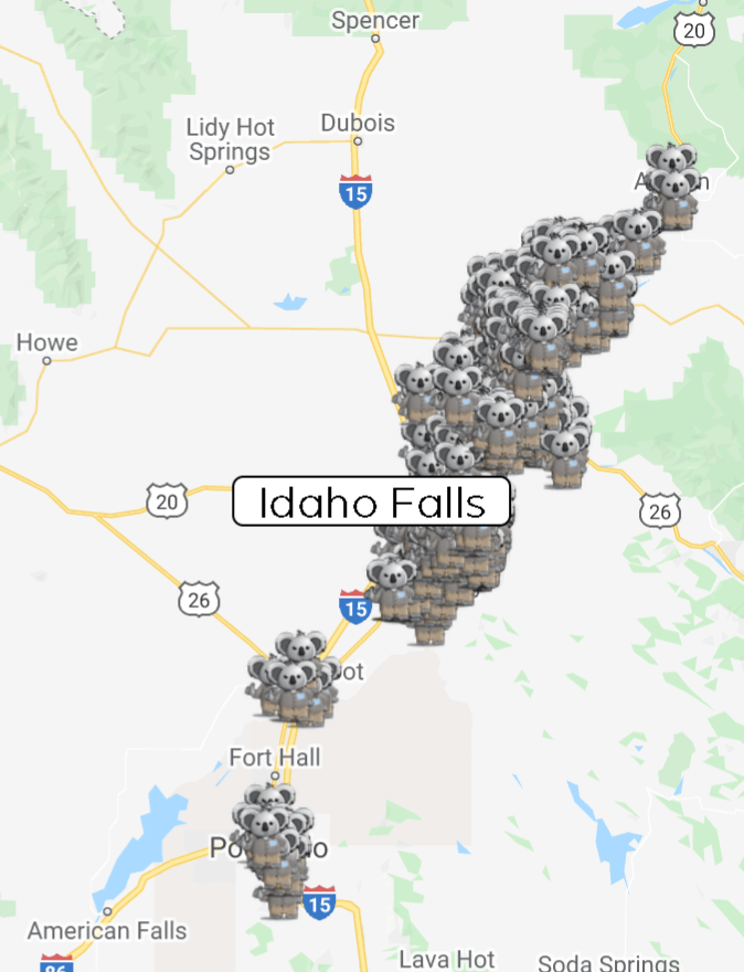 Lawn Buddies Service Area Map
